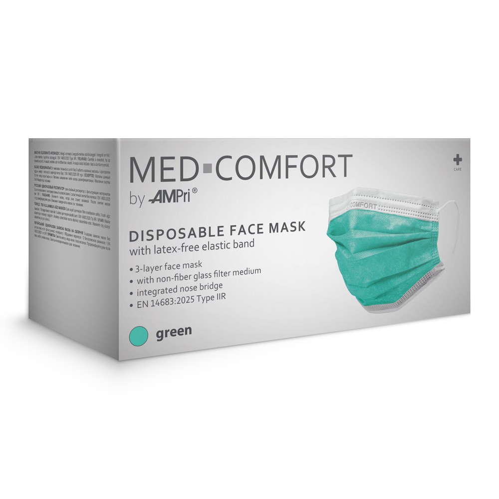 OP Maske, grün, Typ IIR, Med-Comfort