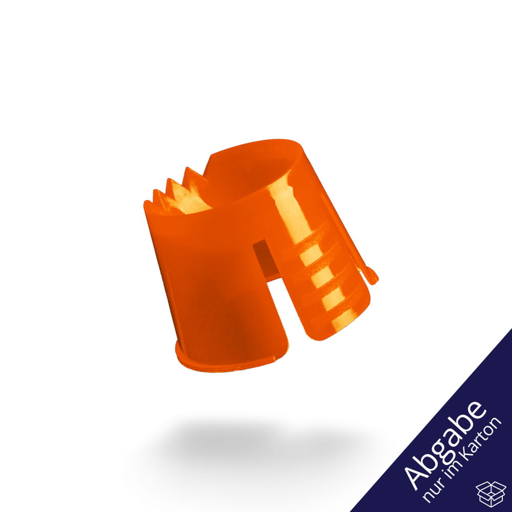 PP Einweg Dappenbehälter, Farbe orange, Polypropylen