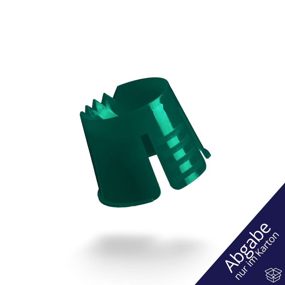 PP Einweg Dappenbehälter, Farbe grün, Polypropylen