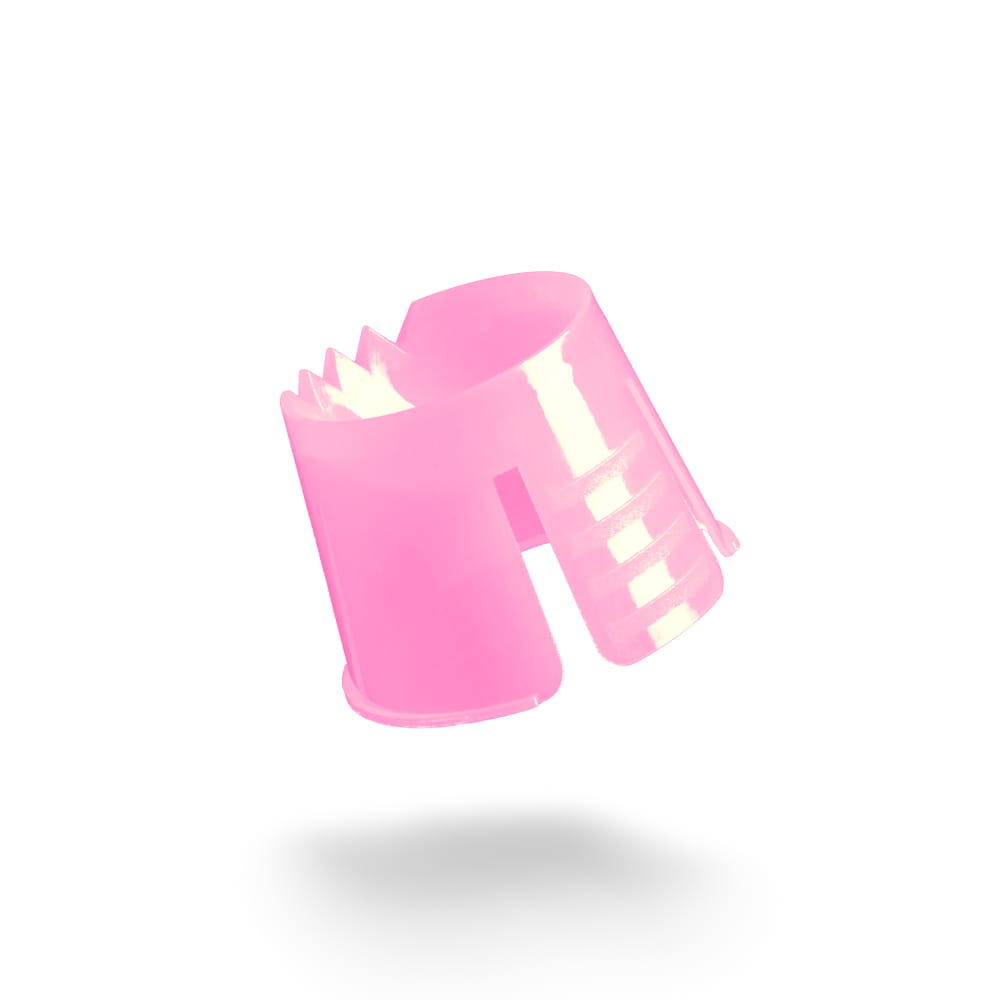 PP Einweg Dappenbehälter, Farbe rosa, Polypropylen