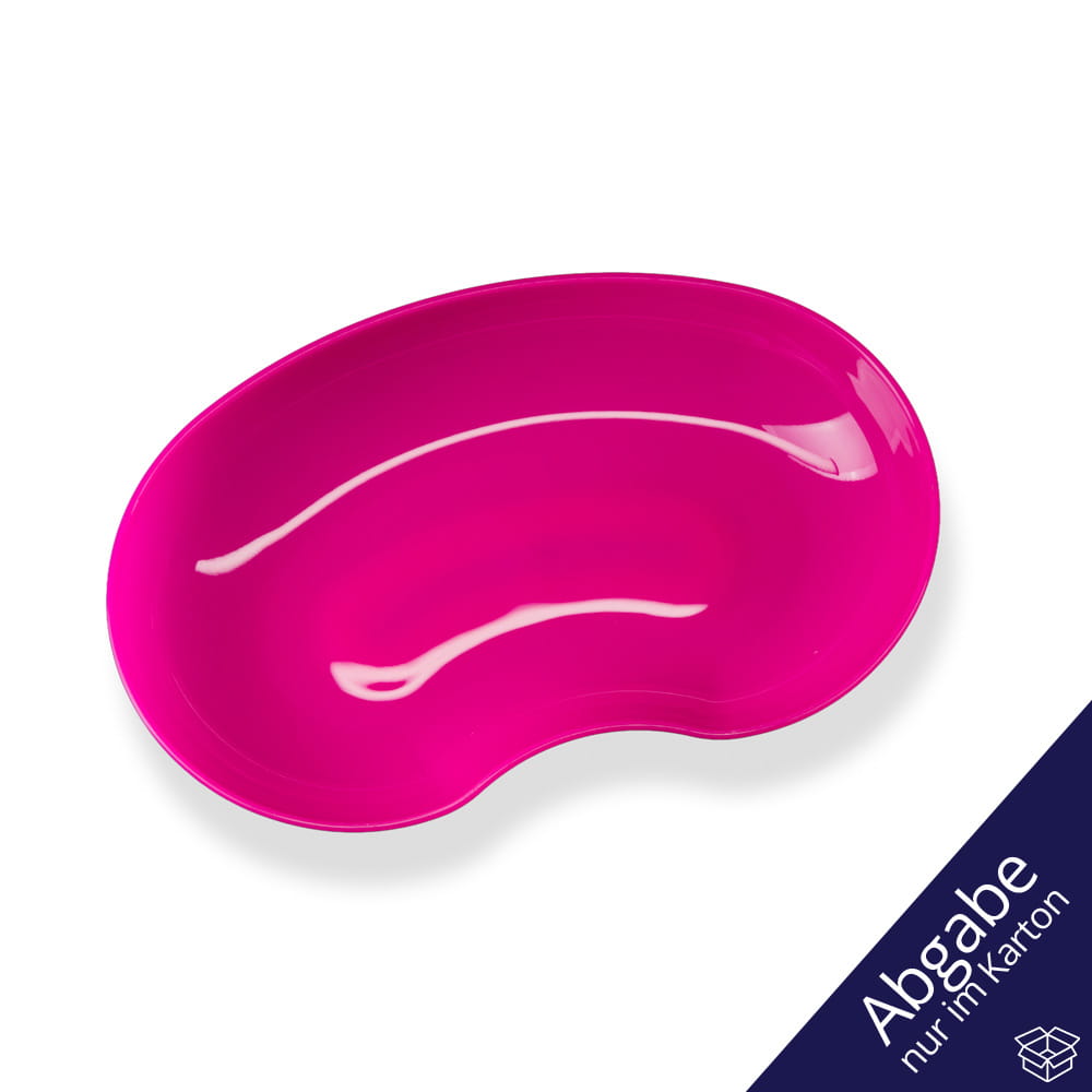 Kunststoff Nierenschale, Farbe pink, 24 cm, 600 ml, Med-Comfort