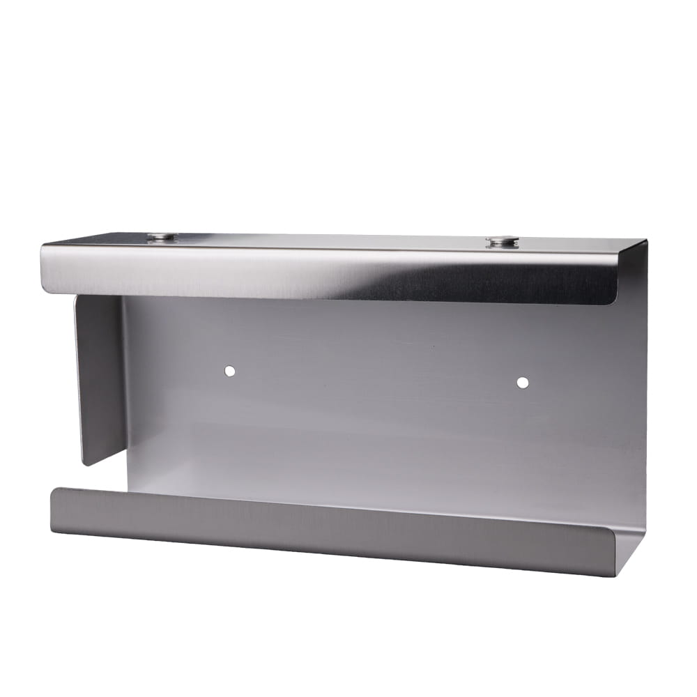 Einmalhandschuh Spender Stecksystem, Handschuh-Dispenserhalter, 250 x 130 x 75 mm, Edelstahl Einmalhandschuh Spender Stecksystem, Handschuh-Dispenserhalter, 250 x 130 x 75 mm, Edelstahl