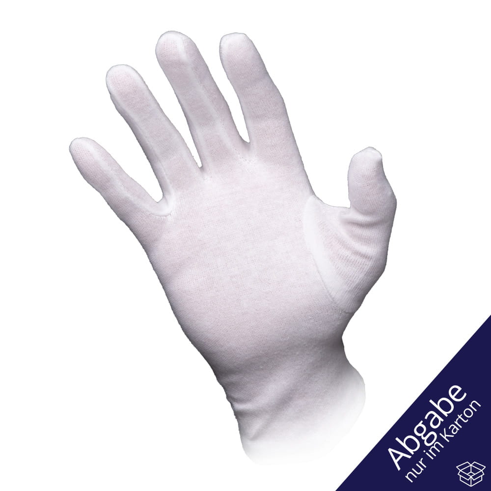 Unterziehhandschuh Gr. 14, weiß, Eco-Plus