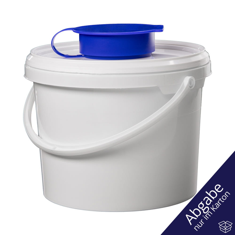 Spendereimer, weiß, 3,8 l (Deckel separat bestellen)