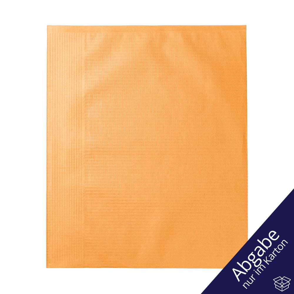 Einweg Tray-Filterpapier, 28 x 26 cm, Farbe orange, Zellstoff