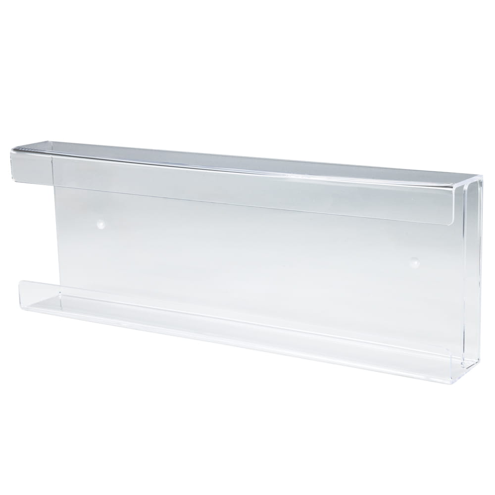 Einmalhandschuh Spender, Handschuh-Dispenserhalter, 401 x 136 x 51 mm, transparent, milchig, Acryl