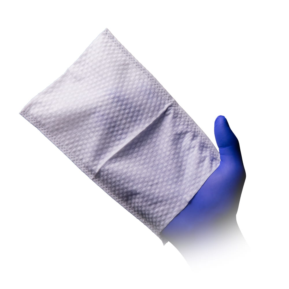 Feuchter Einweg Waschhandschuh, weiß, Spinnvlies, Med-Comfort Feuchter Einweg Waschhandschuh, weiß, Spinnvlies, Med-Comfort