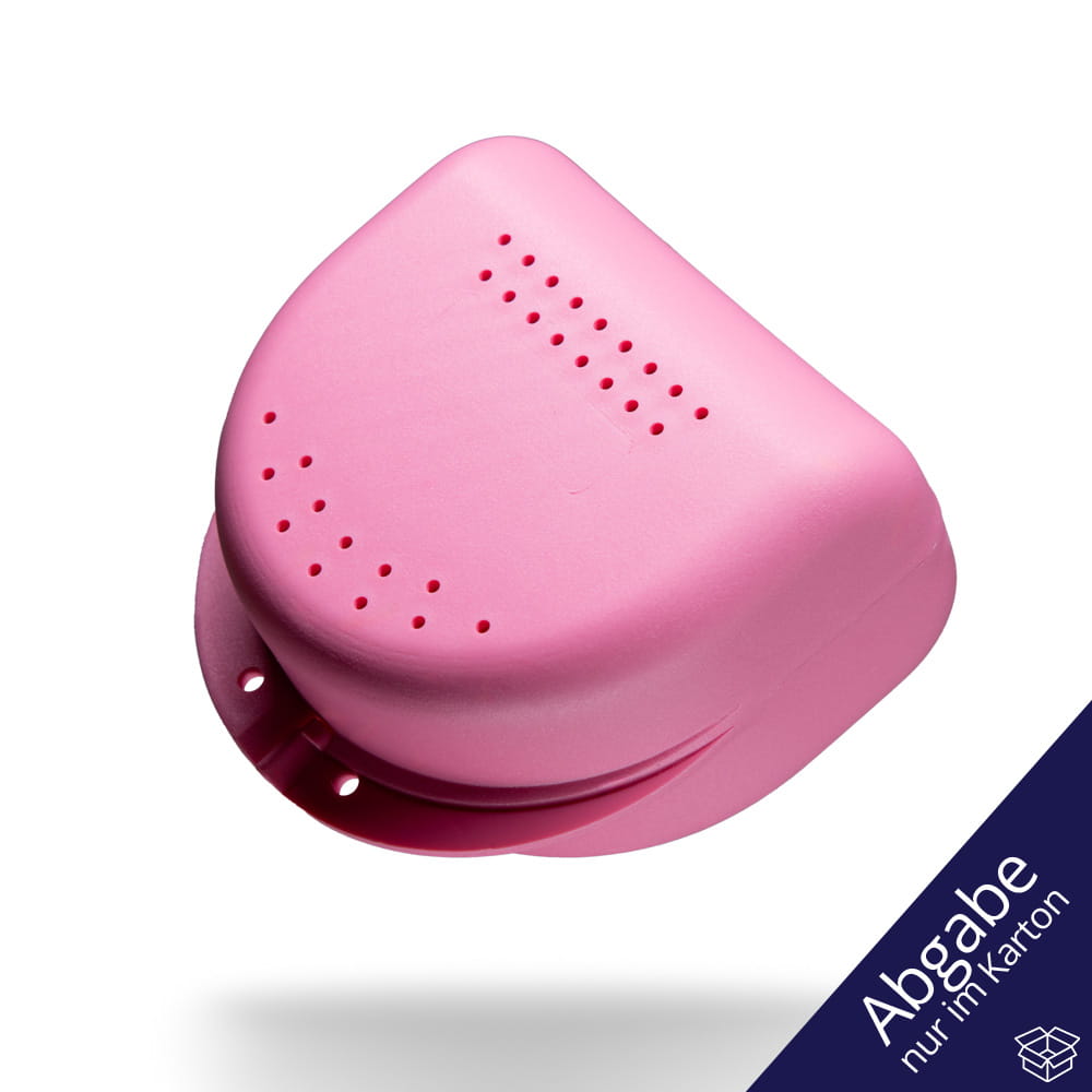 PP Dental Zahnspangenbox für Erwachsene, 80x80x45 cm, rosa, Polypropylen