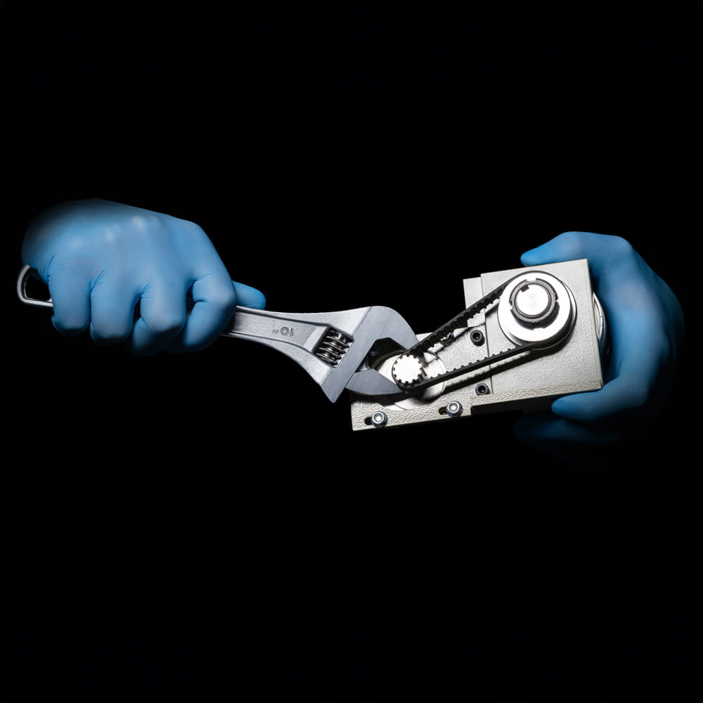 Nitrilhandschuhe, blau, Größe M, puderfrei, Med-Comfort blue