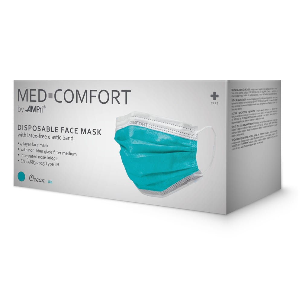 OP Maske, clean ocean, ozean grün, Typ IIR, Med-Comfort