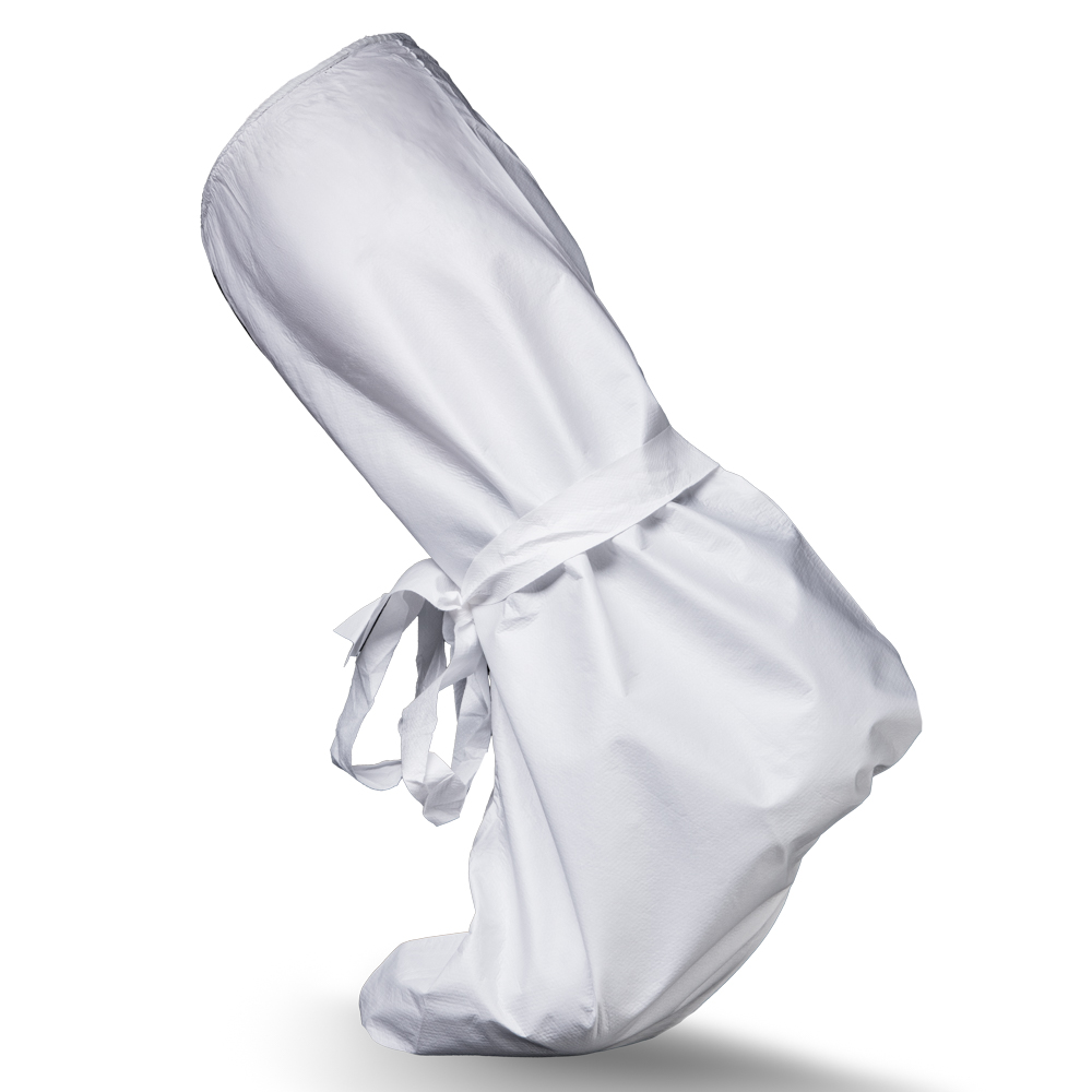 PP Einmal Überziehschuhe, Sohlenlänge ca. 380 mm, Gesamthöhe ca. 470 mm, weiß, Polypropylen, Safe-Comfort