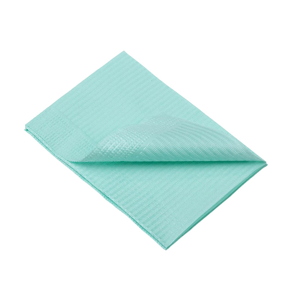 Dental Einweg Patientenservietten, 33 x 45 cm, Farbe grün Dental Einweg Patientenservietten, 33 x 45 cm, Farbe grün