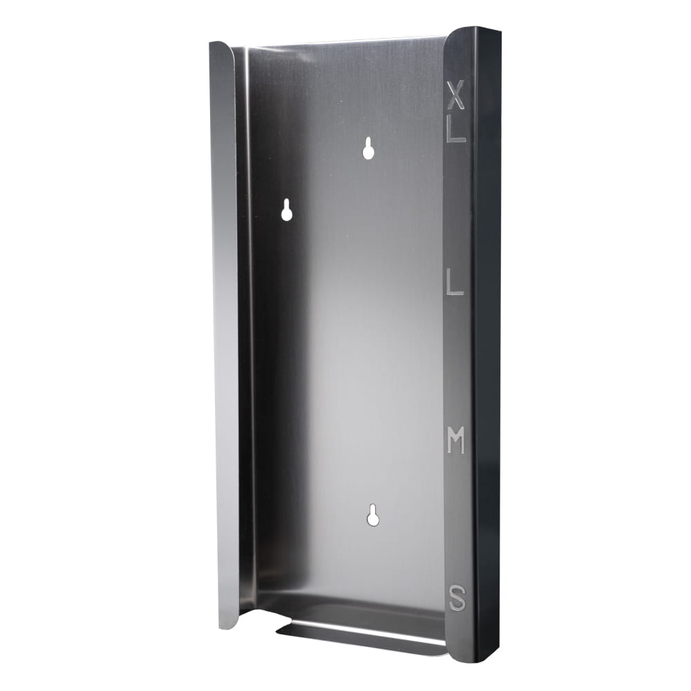 Einmalhandschuh Spender, Handschuh-Dispenserhalter, 202 x 442 x 52 mm, Edelstahl