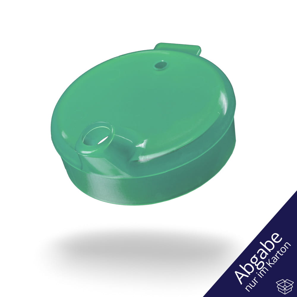 PP Schnabelbecher Oberteil, grün, 12x10 mm für 250 ml