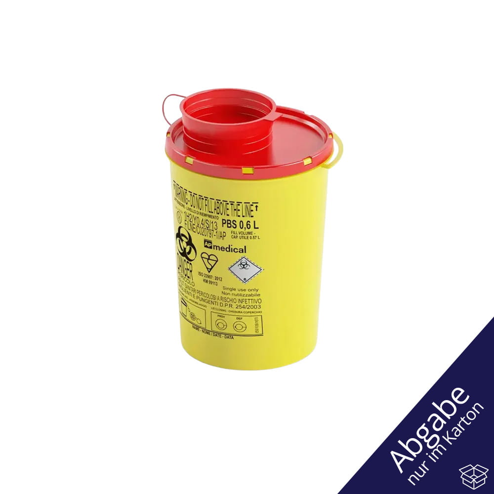 CP Kanülen-Entsorgungsbox, 0,6 l
