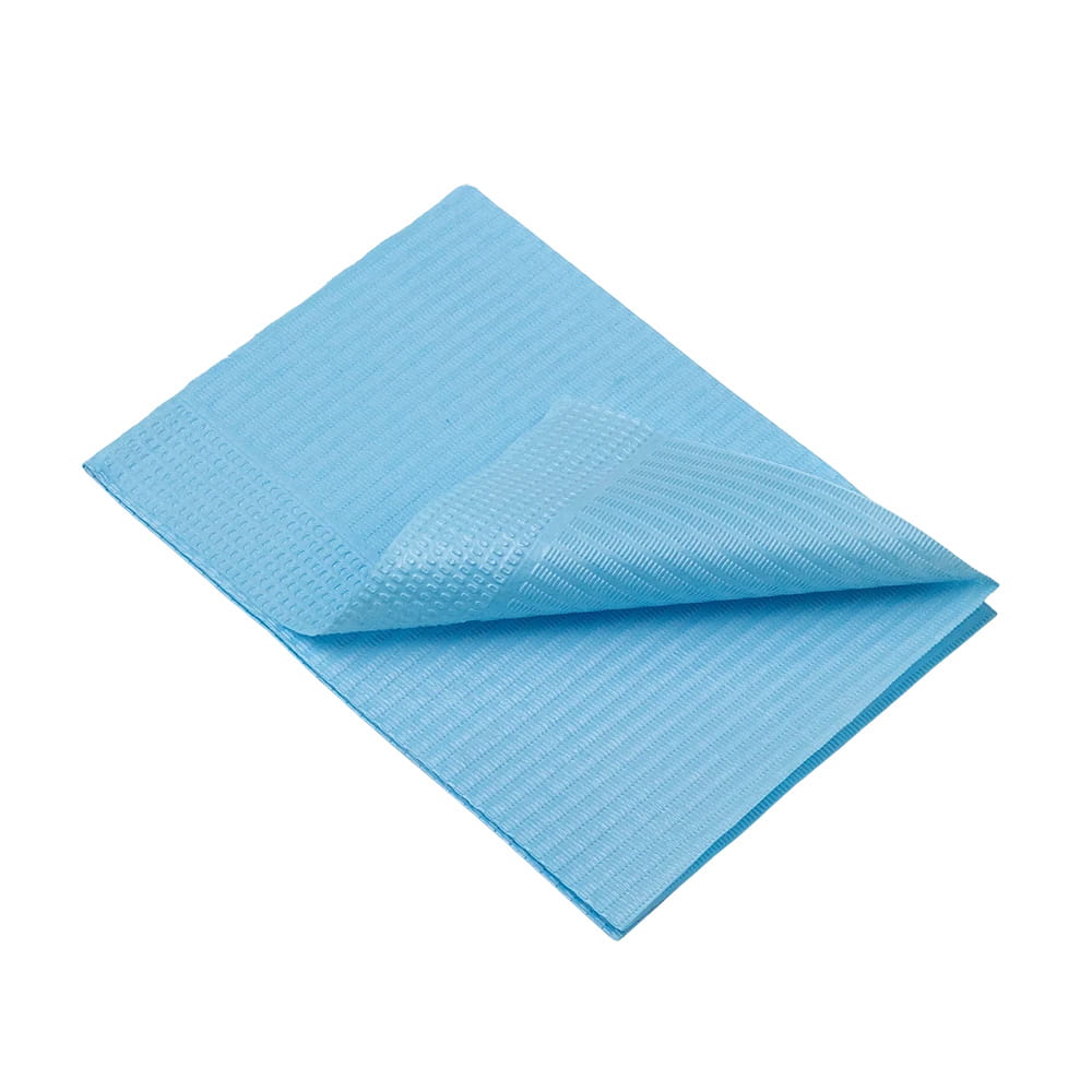 Dental Einweg Patientenservietten, 33 x 45 cm, Farbe hellblau, blau Dental Einweg Patientenservietten, 33 x 45 cm, Farbe hellblau, blau