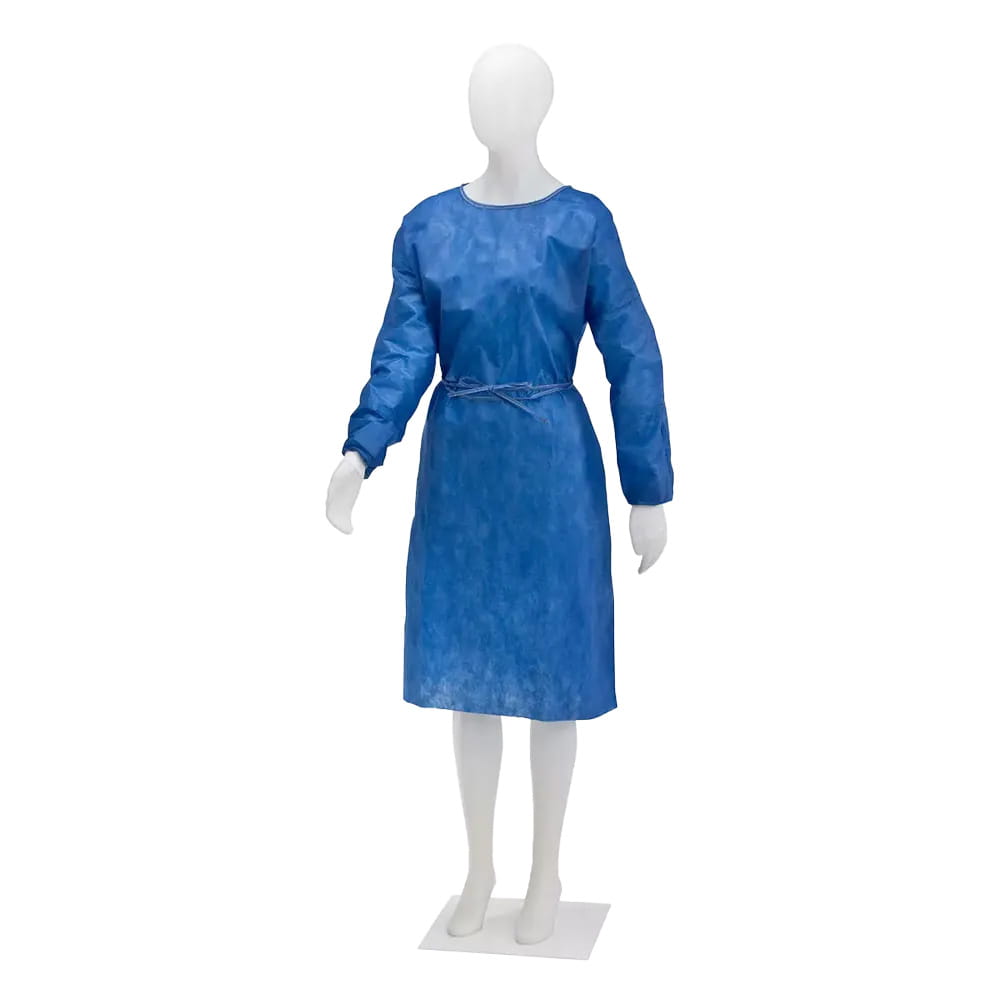 PP Einweg Besucherkittel, Größe L/XL, extragroß, Farbe blau, Vlies, Med-Comfort PP Einweg Besucherkittel, Größe L/XL, extragroß, Farbe blau, Vlies, Med-Comfort