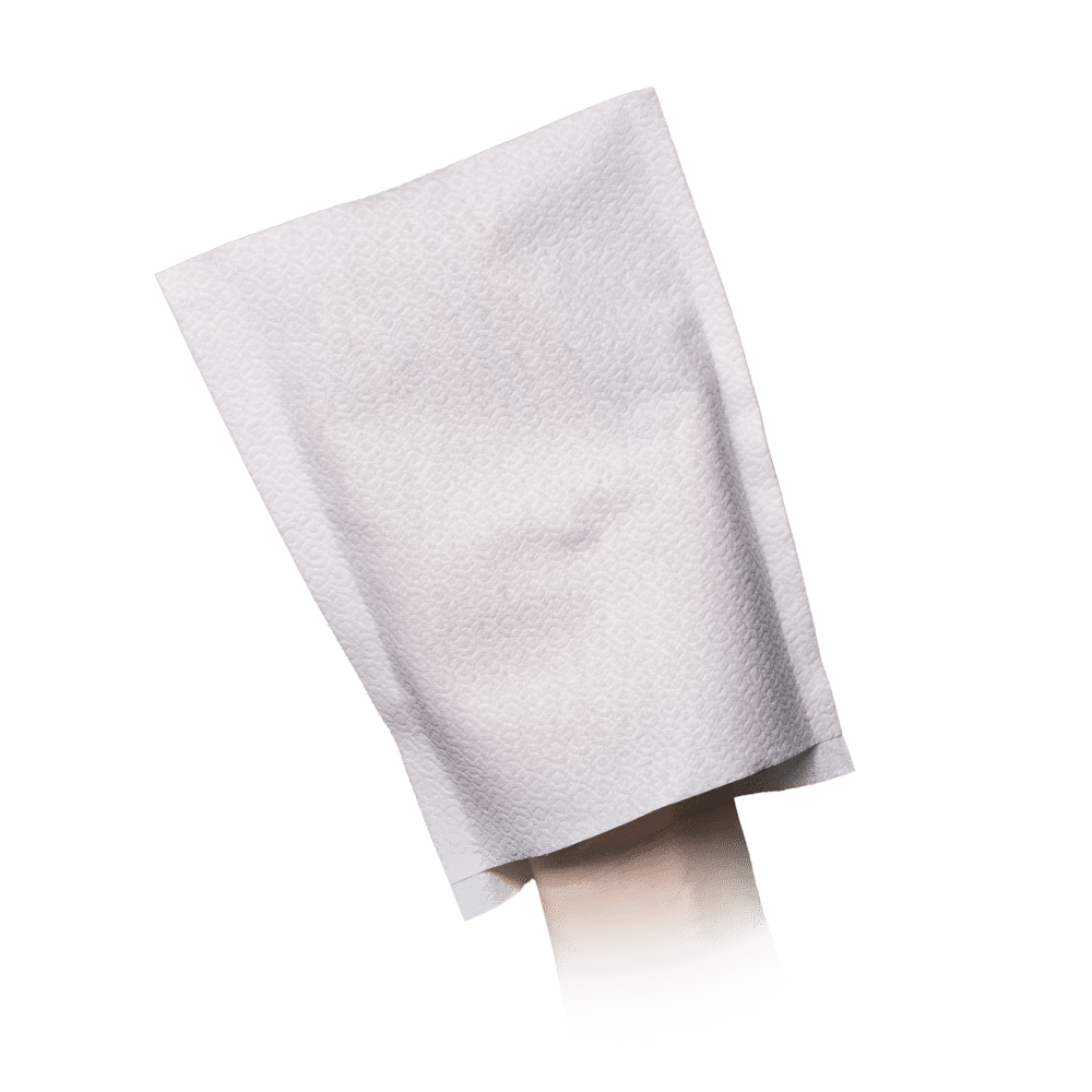 Einweg Waschhandschuh, weiß, Airlaid, Med-Comfort