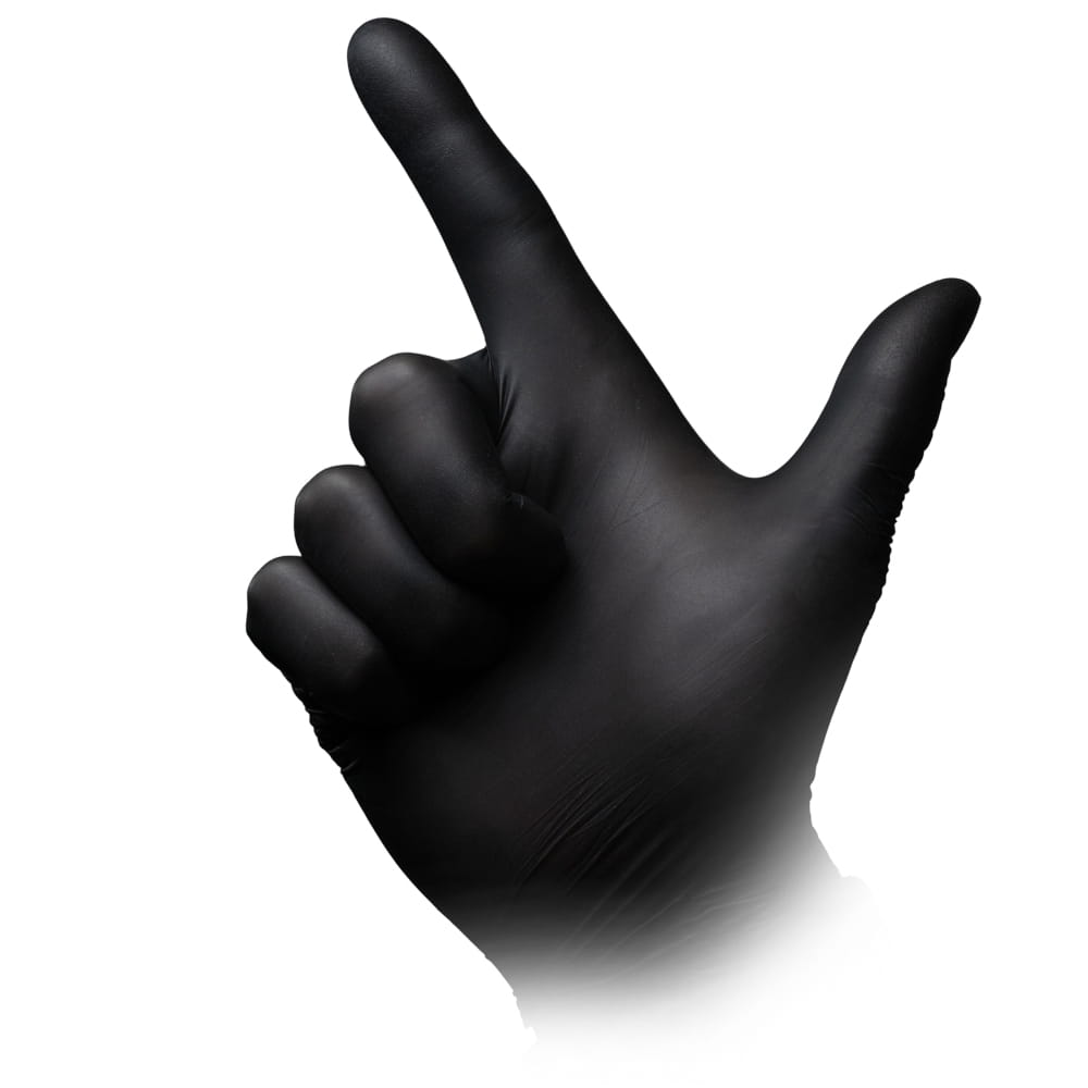 Nitrilhandschuhe, schwarz, Größe M, puderfrei, Style Black by Med-Comfort