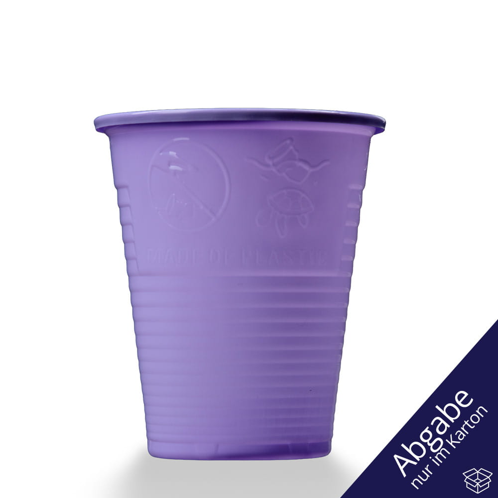 PP Mundspülbecher,180 ml, Farbe lila, Polypropylen