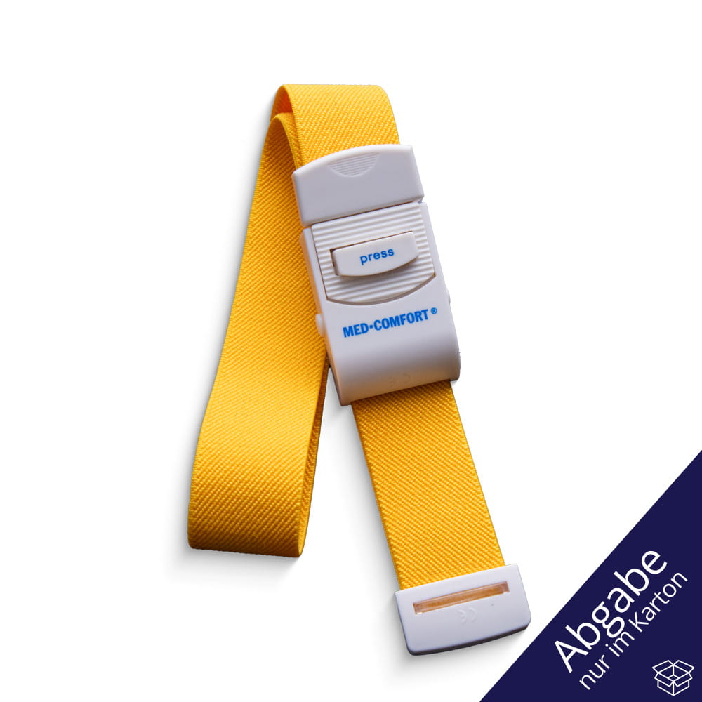 Venenstauer, Farbe gelb, 2,5 x 45 cm, Med-Comfort