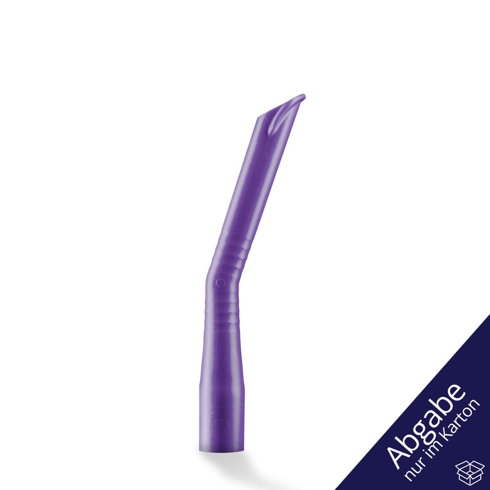 Dental Absaugkanülen für Kinder, Größe 108 x 16 mm, Farbe lila, Med-Comfort