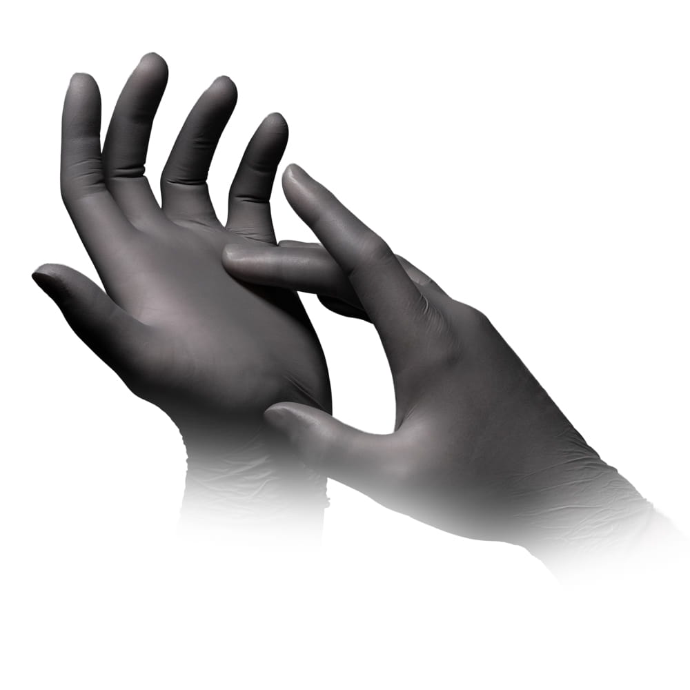 Nitrilhandschuhe, anthrazit, Größe M, puderfrei, Style GRAPHITE by Ampri Nitrilhandschuhe, anthrazit, Größe M, puderfrei, Style GRAPHITE by Ampri
