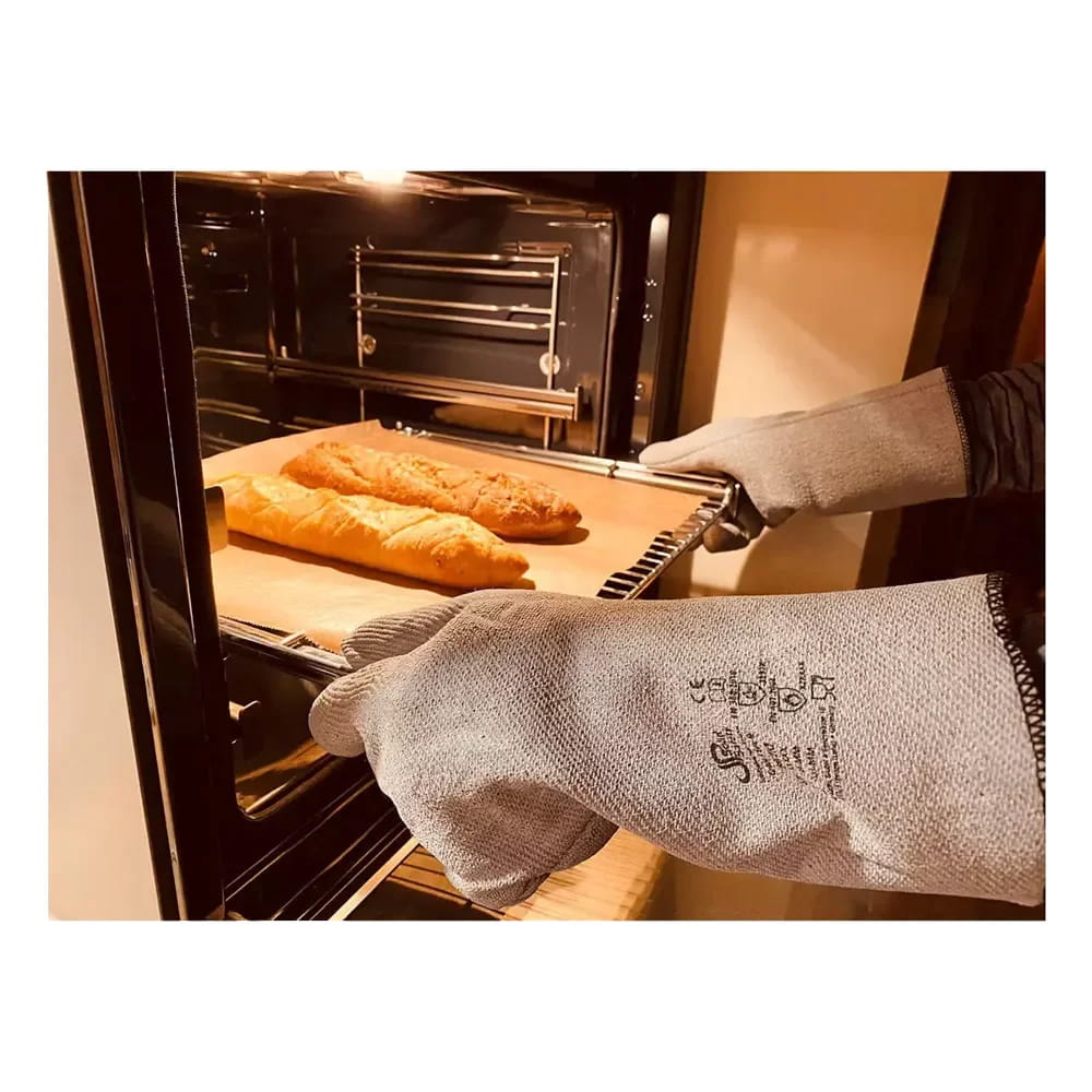 Hitzeschutzhandschuh, Größe 10, grau, SolidSafety Heat protectors