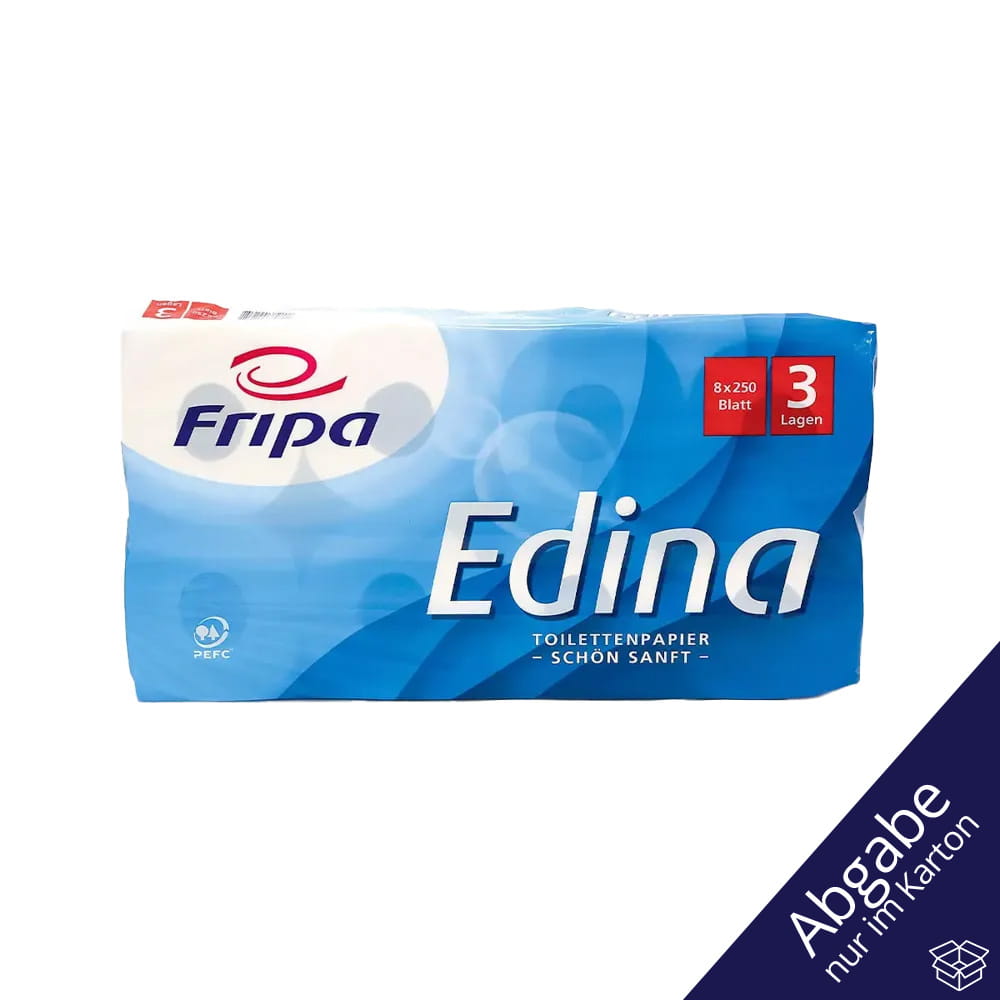 Toilettenpapier, 3-lagig, 72 Rollen, Edina