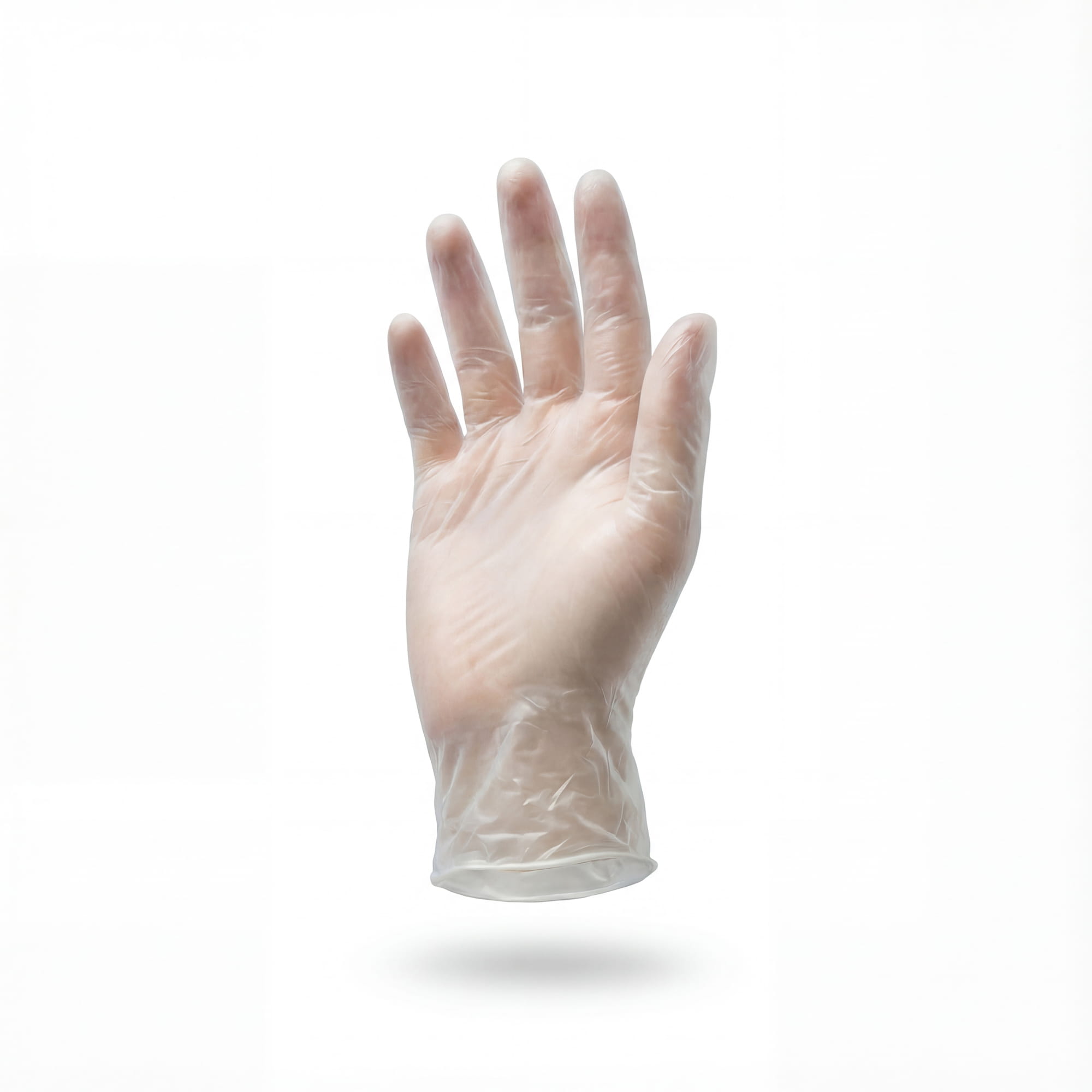 Vinylhandschuhe, weiß, Größe M, puderfrei, Eco-Plus