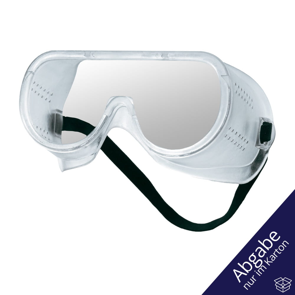 Vollschutzbrille, Farbe transparent, milchig, schwarz, Airmaster