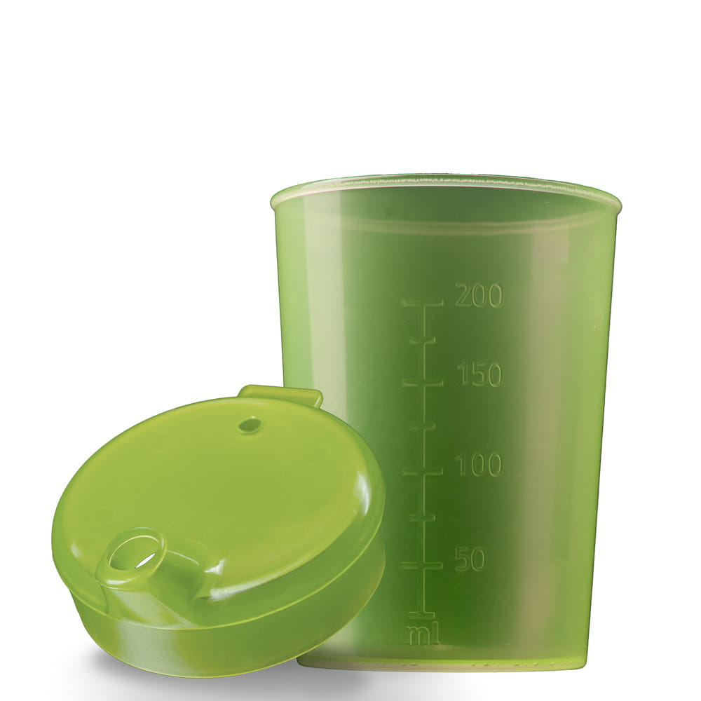 PP Schnabelbecher Oberteil und Unterteil SET, gelb, 50 x 250 ml