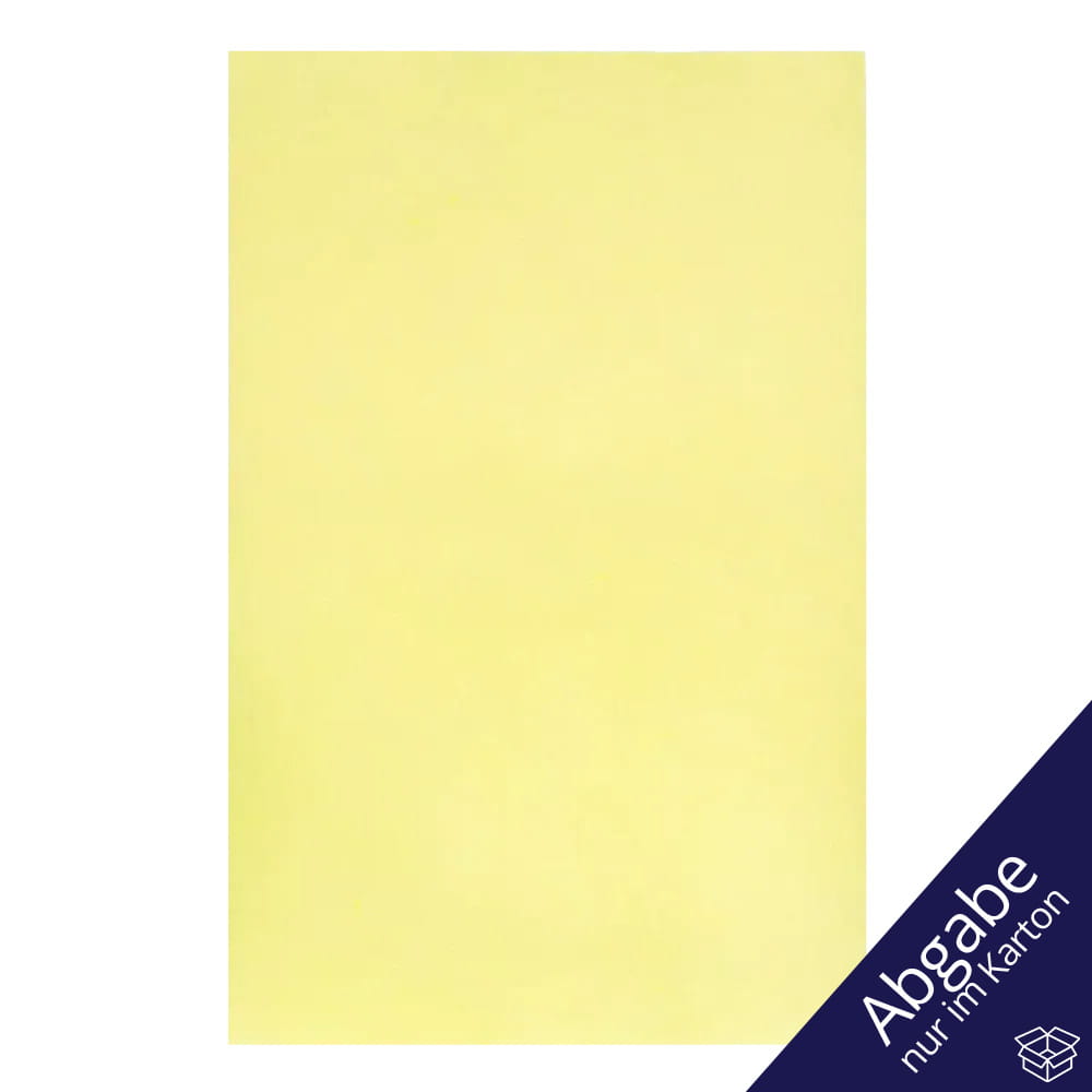Einweg Tray-Filterpapier, 18 x 28 cm, Farbe gelb, Zellstoff