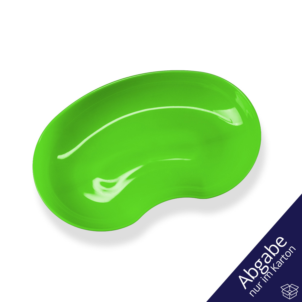 Kunststoff Nierenschale, Farbe lime, hellgrün, 24 cm, 600 ml, Med-Comfort
