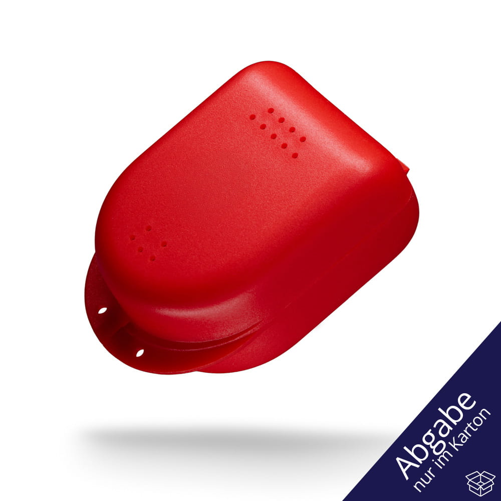 PP Dental Zahnspangenbox für Kinder, 90 x 60 x 45 cm, rot, Polypropylen