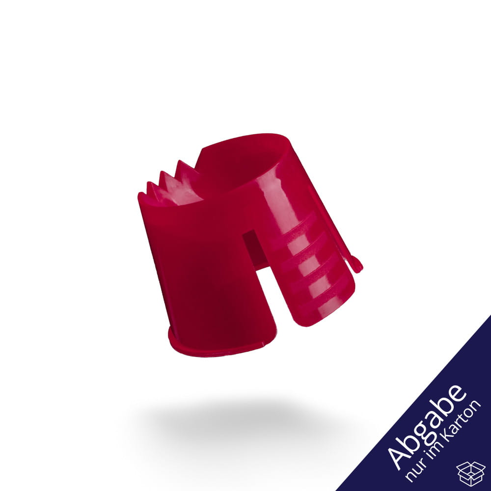 PP Einweg Dappenbehälter, Farbe weinrot, Polypropylen