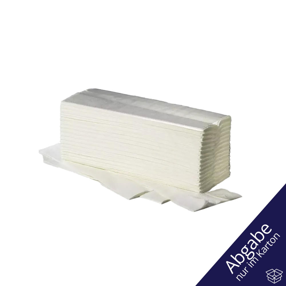 Falthandtücher, Farbe weiß, 25 x 33 cm, Ideal