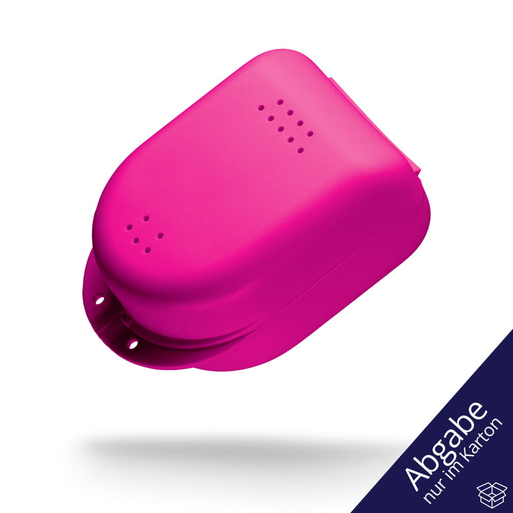 PP Dental Zahnspangenbox für Kinder, 90 x 60 x 45 cm, pink, Polypropylen