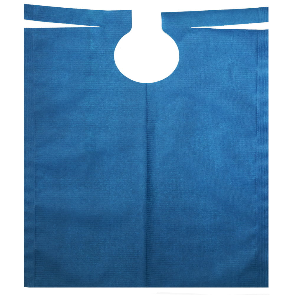 Patientenumhang mit PE Beschichtung, Farbe blau , 530 x 600 mm Patientenumhang mit PE Beschichtung, Farbe blau , 530 x 600 mm