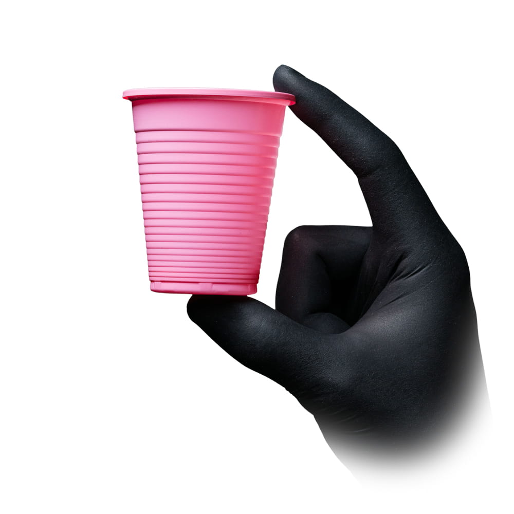 PP Mundspülbecher,180 ml, Farbe rosa, Polypropylen