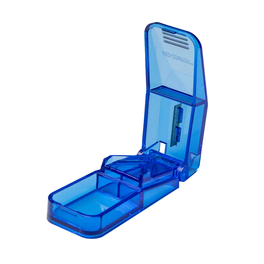 Tablettenteiler, blau, Med-Comfort Tablettenteiler, blau, Med-Comfort