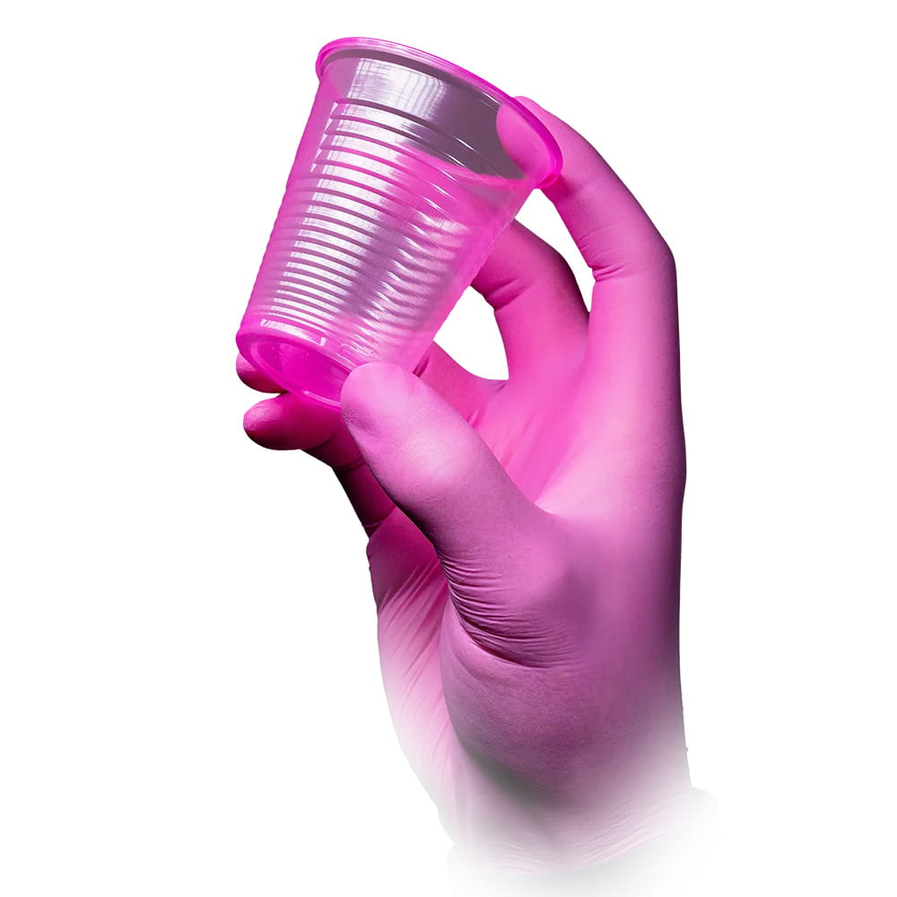 PP Mundspülbecher,180 ml, Farbe pink, Polypropylen