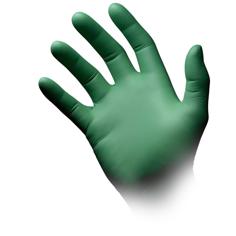 Nitrilhandschuhe, grün, Größe L, puderfrei, Nature Gloves by Med-Comfort Nitrilhandschuhe, grün, Größe L, puderfrei, Nature Gloves by Med-Comfort