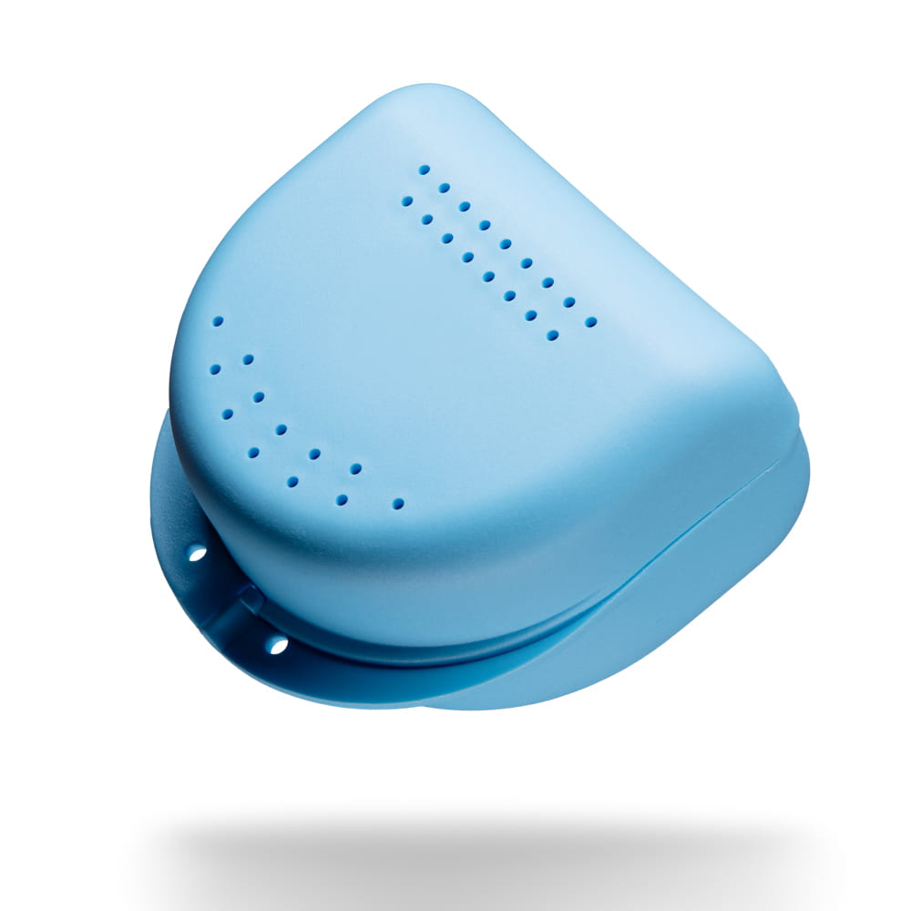 PP Dental Zahnspangenbox für Erwachsene, 80x80x45 cm, hellblau, blau, Polypropylen PP Dental Zahnspangenbox für Erwachsene, 80x80x45 cm, hellblau, blau, Polypropylen