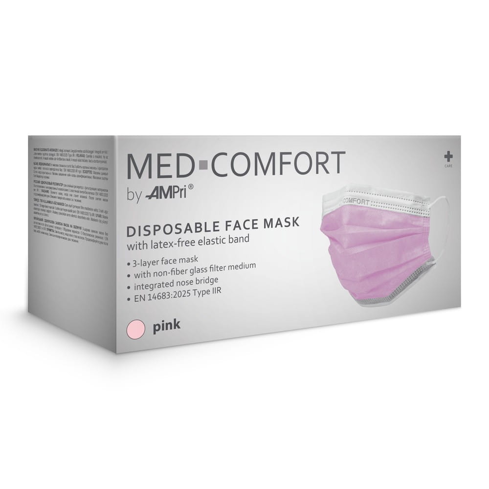 OP Maske, pink, Typ IIR, Med-Comfort