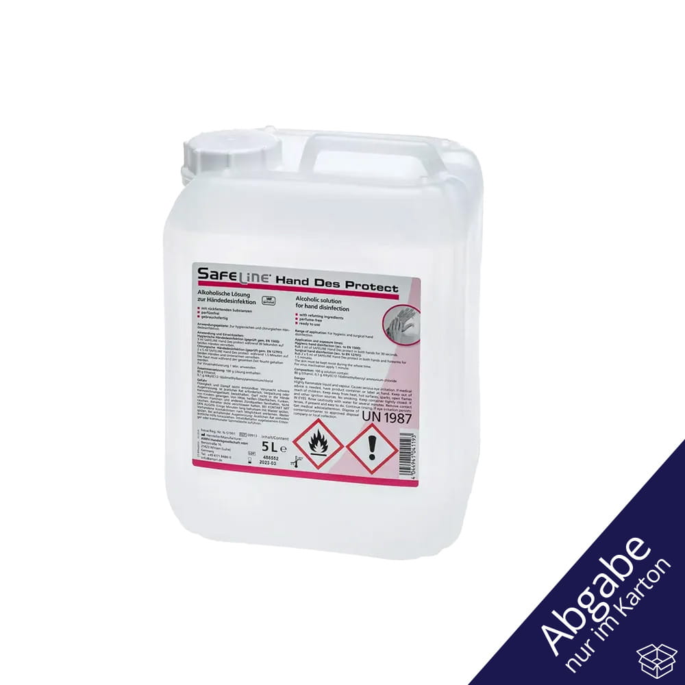 Händedesinfektion, 5 l, Safeline Hand Des Protect