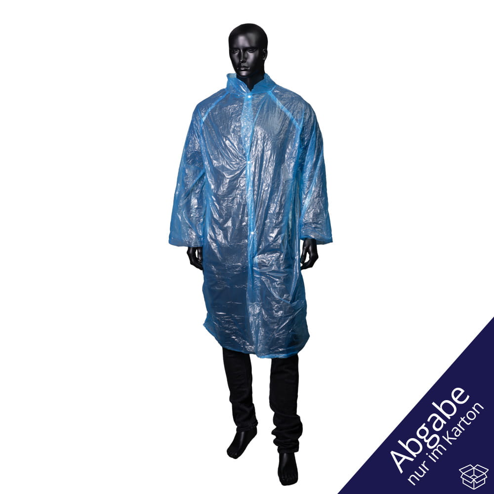 PE Einmalbesuchermäntel, blau, 115 x 150 cm, medium, Med-Comfort
