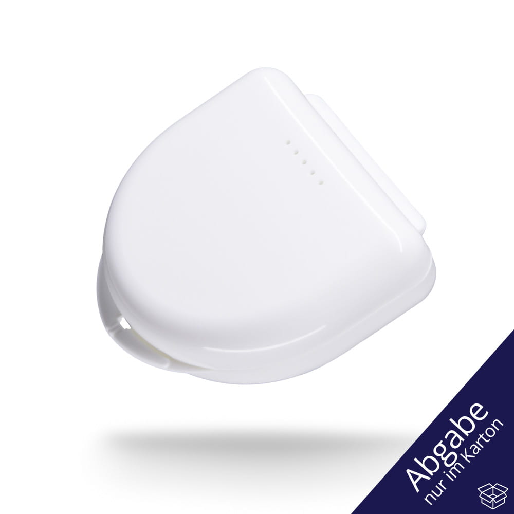 PP Dental Schienendose für Erwachsene, 65 x 58 x 20 cm, Farbe weiß, Polypropylen