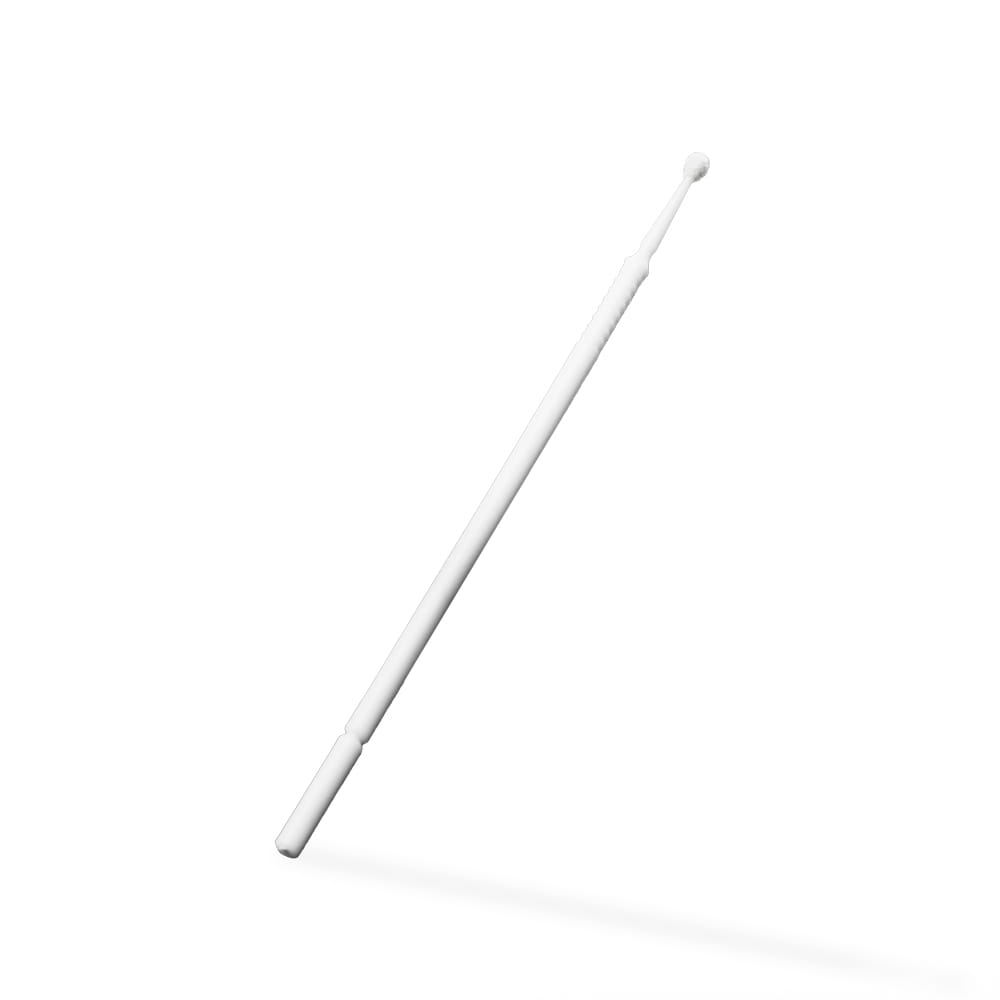Einmal Mikroapplikatoren, 10cm, weiß, superfine, Kunststoff, Nylon, Med-Comfort