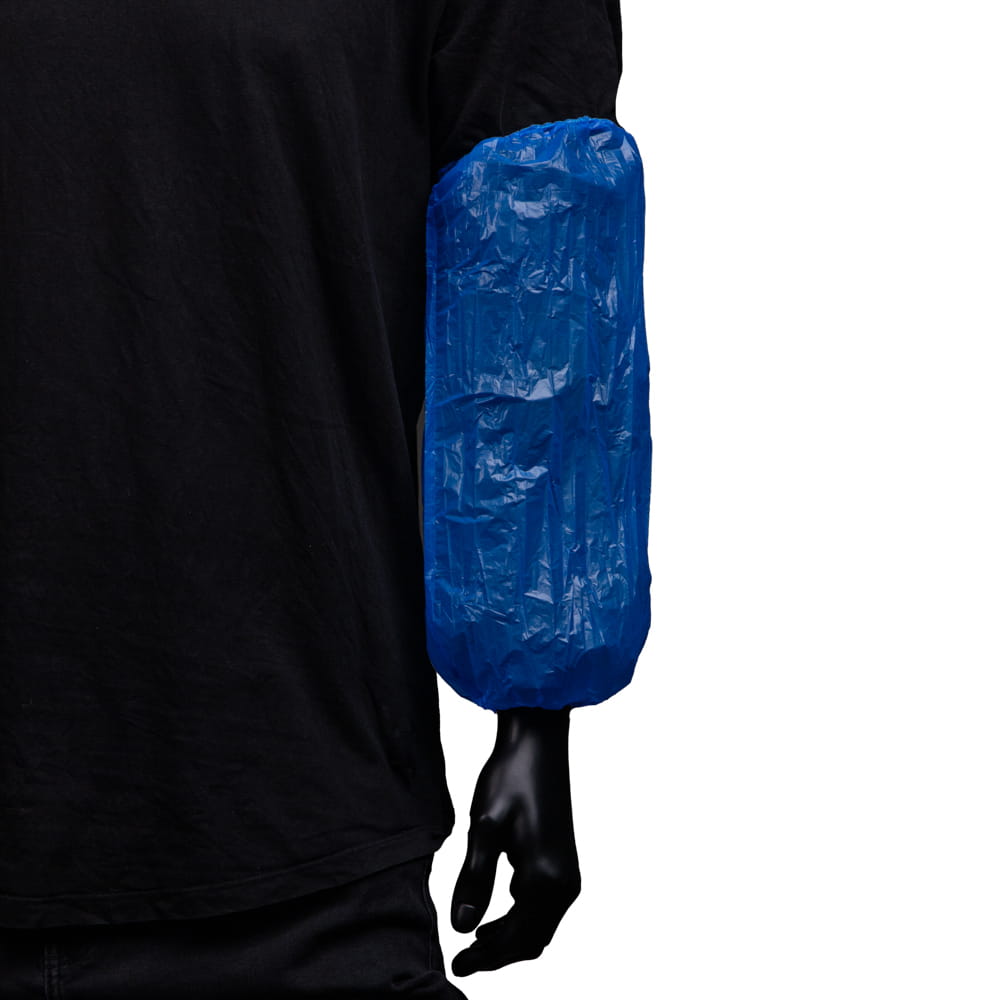 PE Ärmelschoner, 40 x 20 cm, Farbe blau, Polyethylen, Med-Comfort